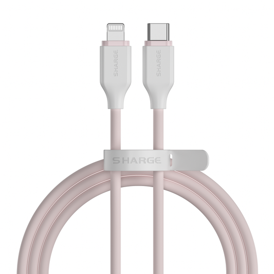 Shargeek USB C to Ligthing phantom Highly-elastic Silicone cable